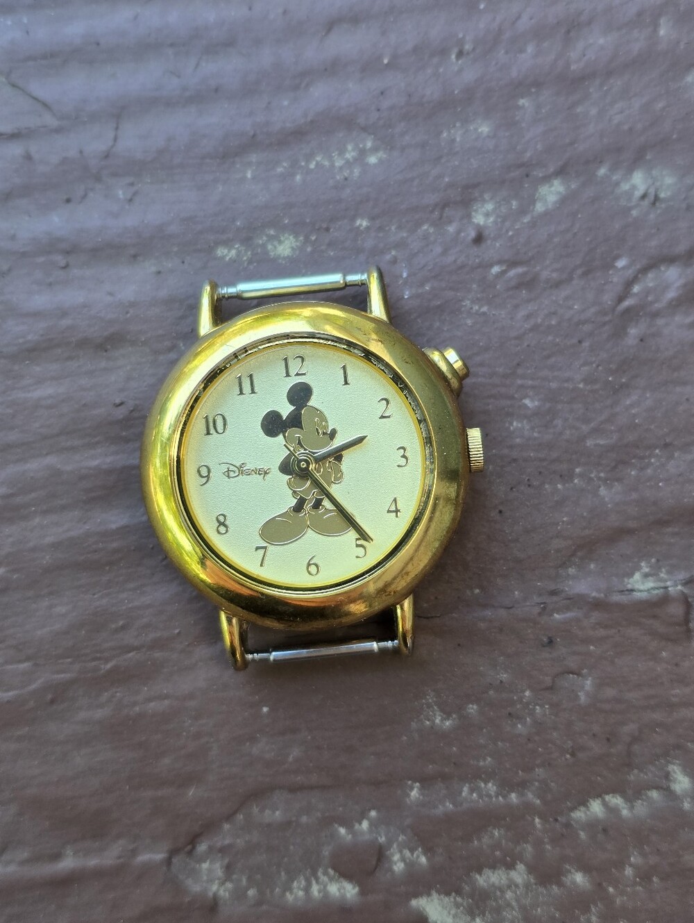Vintage Golden Mickey Mouse Disney Watch Bezel